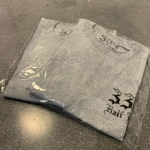 Half- Evil 333 Old English Script Logo Tee